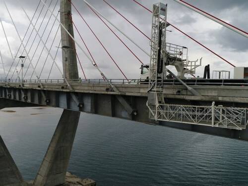 Special Underbridge Equipment to check Indonesian Bridges